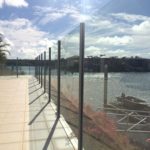Side View of a Glass Balustrades on the Balcony — Pool Fencing in Benowa, QLD