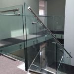 Staircase with Glass Balustrades — Pool Fencing in Benowa, QLD