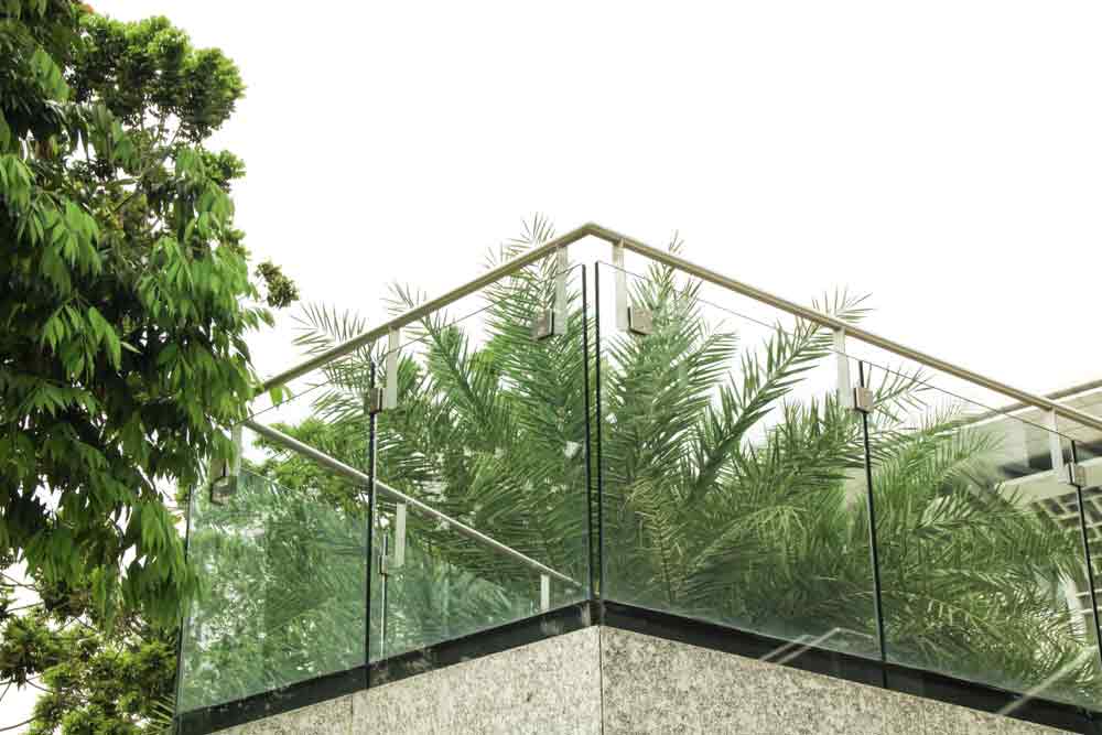 Glass Railing Balustrade Modern Design For Balcony