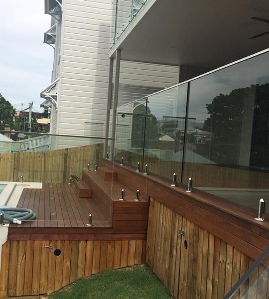 Frameless Pool Fence And Stand-Off Glass Balustrade — Pool Fencing in Benowa, QLD