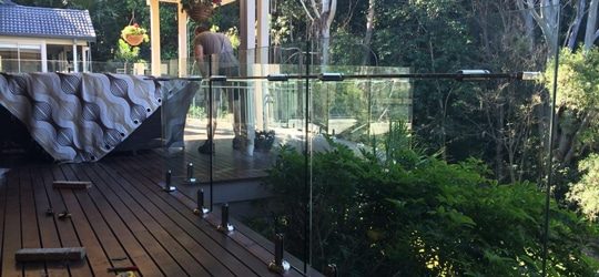 Installation Of Outdoor Glass Balustrade — Pool Fencing in Benowa, QLD