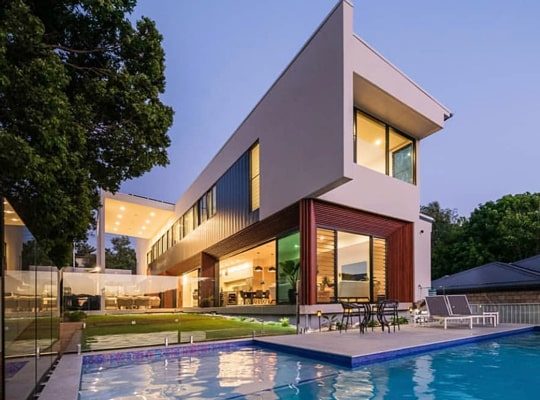 Modern Luxury House With Pool — Pool Fencing in Benowa, QLD