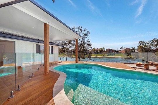 Two Residential Pools With Fence — Pool Fencing in Benowa, QLD