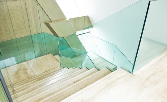A Frameless Glass Stair Balustrade