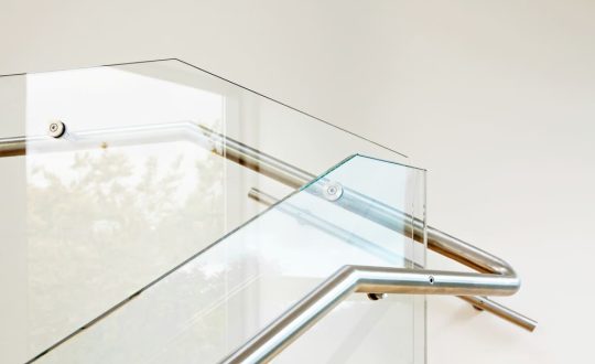 Close-up Of A Glass Balustrades