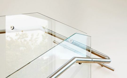 Close-up Of A Glass Balustrades