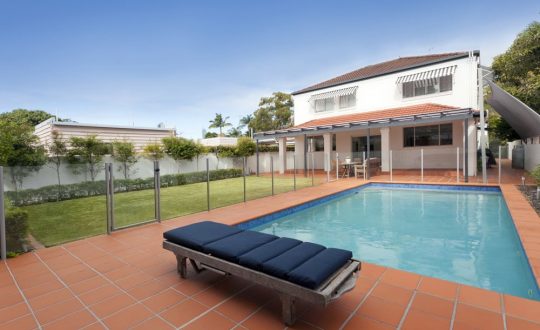 Swimming Pool With Glass Fence